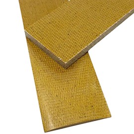 Maker Material Supply Coarse Weave Canvas Micarta- NATURAL- Knife Scales- Various Sizes - 1/8" x 1.5" x 5"