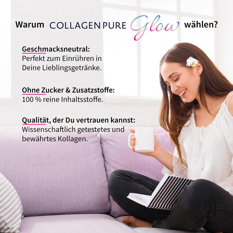 Collagen Pure Glow (3 x 500 g) - 100% Pure