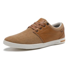 ANALEAF Men's Shoes, Casual Shoes, Comfortable and Soft Trainers, Business Shoes, yellow, 45 EU