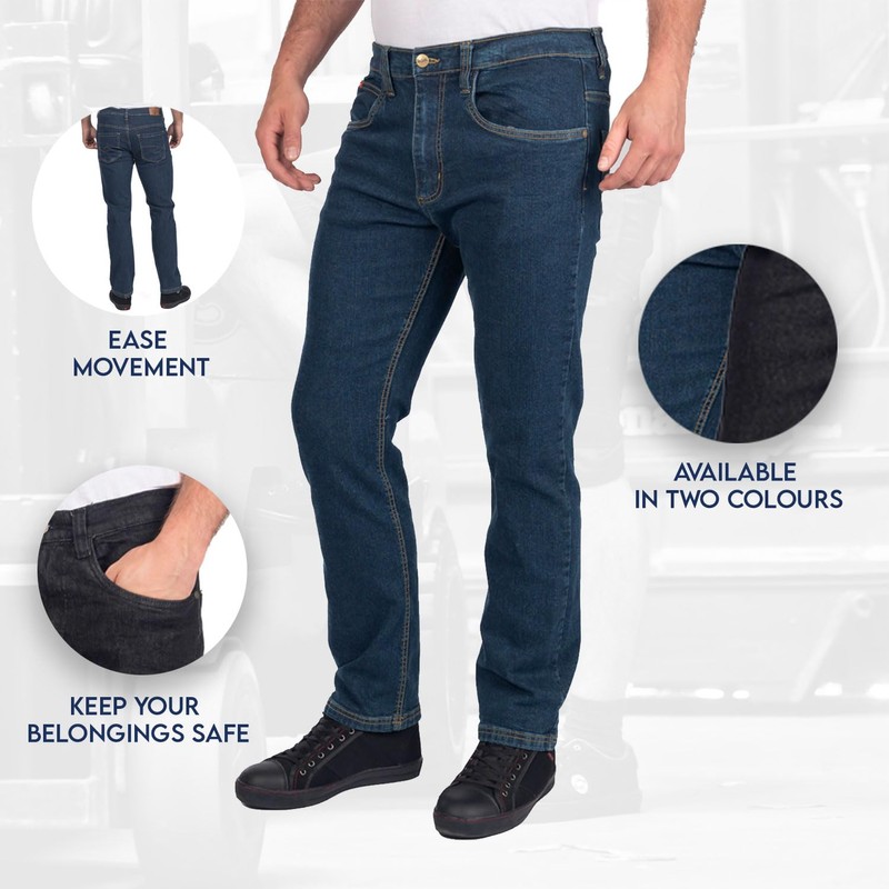 Lee Cooper Lee Cooper Mens Lcpnt219 Stretch Denim Work Jean,