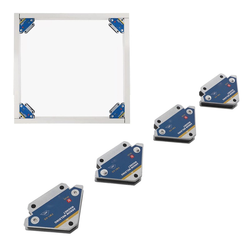 4PCS Magnetic Welding Positioner Ferrite 28lb 90 Degree Multi Angle