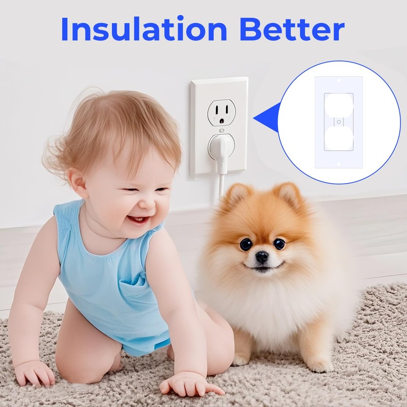 Outlet Insulators Draft Sealers, Electric Insulation Switch Socket Cover Pads