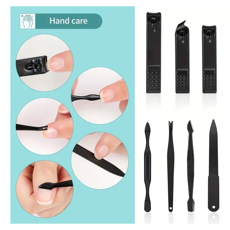Hyxcyf Set De Manicura Pedicura Pies Manos Corta Uñas 24