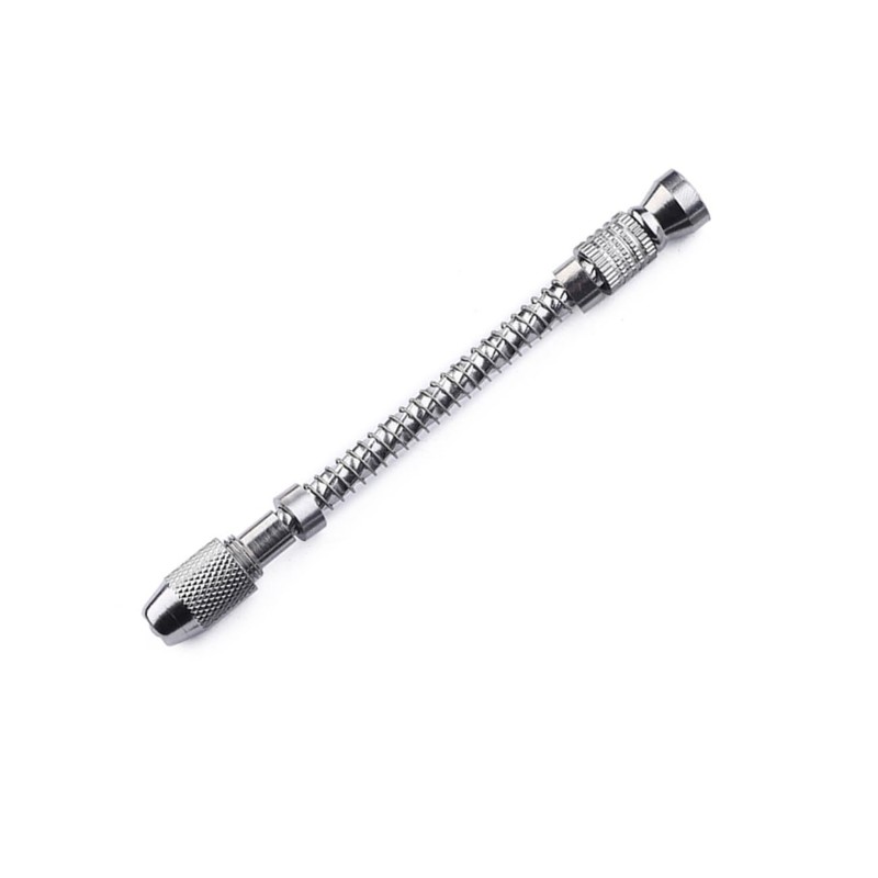 WOONEKY Mini Hand Drill Spiral Bit Semi-auto Pin Vice Drill
