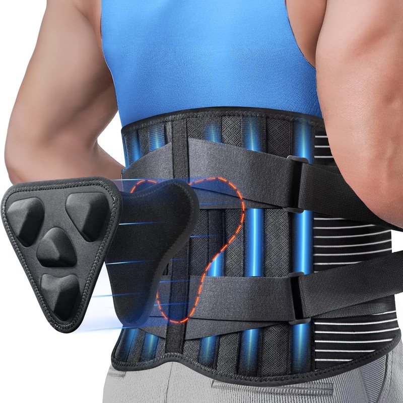 Faja lumbar para aliviar el dolor de espalda baja con
