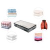 2pcs Soft Foldable Under Bed Storage Bags Blankets Clothes Comforters