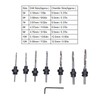 8pcs/set Countersink Drill Bit Countersink Bit Screw Set High Speed