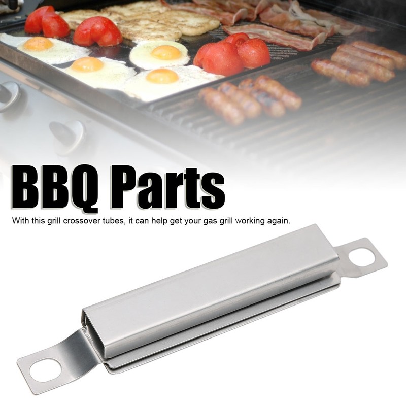 Stainless Steel Grill Burners Crossover Tubes Set Replacement Parts Fit