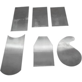 Manganese Steel Cabinet Scrapers Tool, High-Strength and Wear-Resistant for Woodworking Scraper, Set of 6