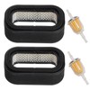 HIFROM (2 Set 11013-2139 M117254 Air Filter Combo with Fuel