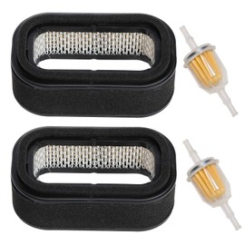 HIFROM (2 Set 11013-2139 M117254 Air Filter Combo with Fuel Filter Replacement for Kawasaki FD620D FD661D John Deere 425 445 2500 Lawn Mower