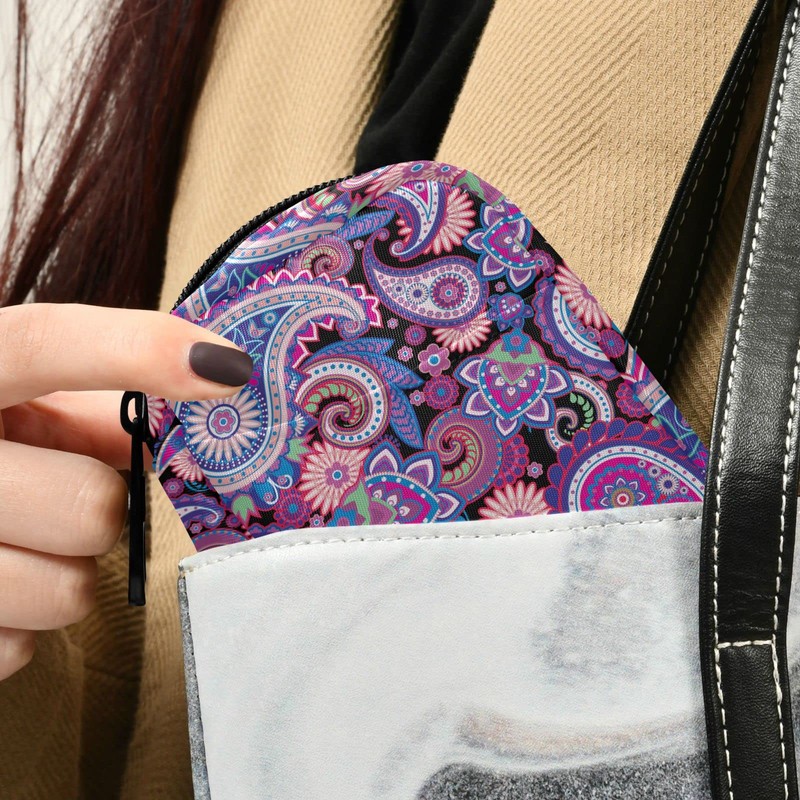 Naanle Traditional Paisley Flowers Pill Box 7 Day Case Travel