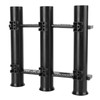 Outdoor Fishing Vertical 3‑Link Fishing Rod Rack Storage Holder Pole