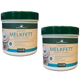Herbamedicus Melkfett Long-Tested Skin Care Product, 2 x 250 ml