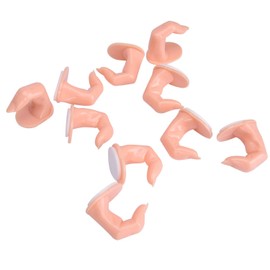 Mudder Practice Fingers Training Practice Fingers Decoration Training Fingers for Acrylic, Gel and Nail Art, 10 Pack