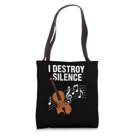 Cool Violin Art For Men Women Violinist Violin Player Violin Tote Bag