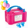 AGPTEK Electric Air Balloon Pump, 110V 600W Rose Red Portable