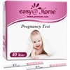 easy@Home Tiras de Embarazo, 40 hCG, Detección Temprana, App Premom