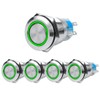 Larcele JSANKG-07 19 mm Pressure Switch with Indicator Light, DIY