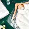 12 Pack Plastic Clothes Covers, 60 * 90cm Clear Clothes