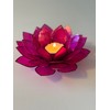 Moonshadow Handmade Capiz Shell Lotus Tea Light Holder, Elegant Blooming