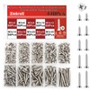 Zmbroll M3 Self Tapping Screw Silver Wood Screws 440Pcs Countersunk