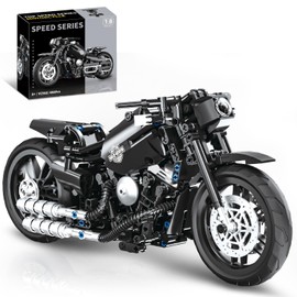OQMI Motorcycle Building Set for Adults, Technic Car Building Blocks for Adults, Build A Model Motorcycle, Collectible Toy for 14 15 16+ Years Old Boys, Teenage Boys Gifts on Birthday (458PCS)