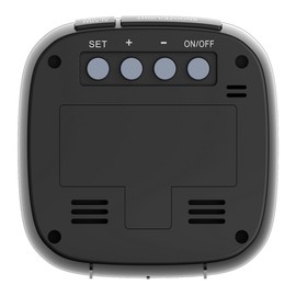 Precision AP054 Alarm Clock, Black, One Size