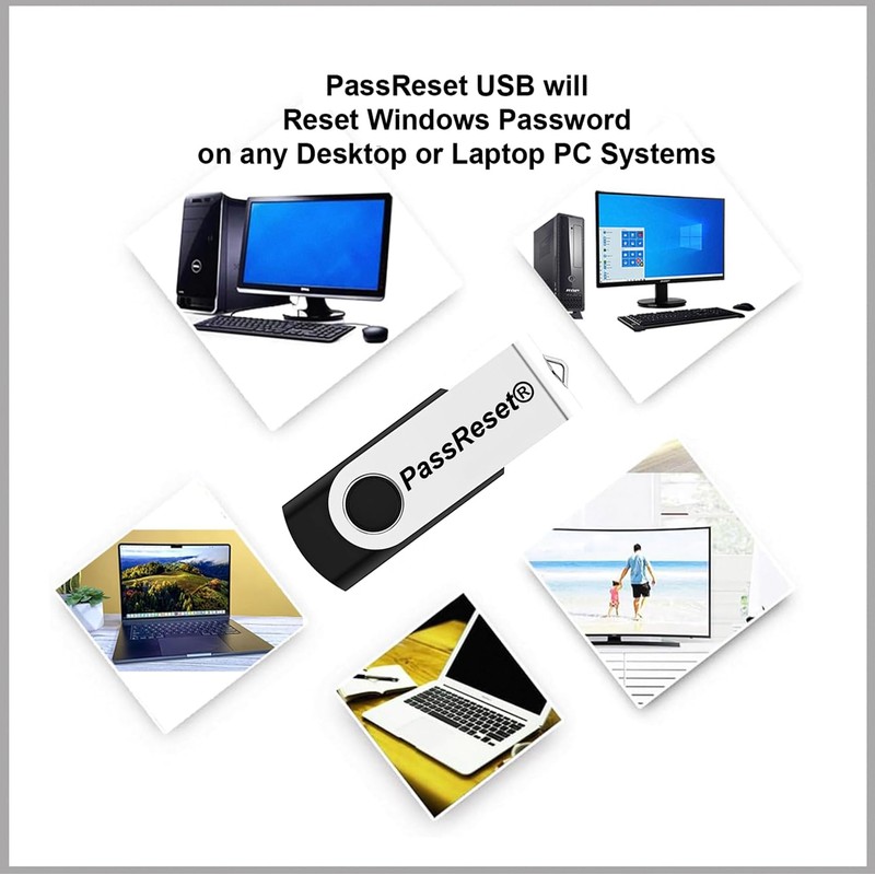 Password Reset Recovery USB for Windows 11 ,10 ,8.1 ,7