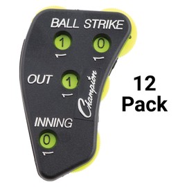 Champion Sports Baseball Umpire 4-Wheel Call Order Indicator, Black