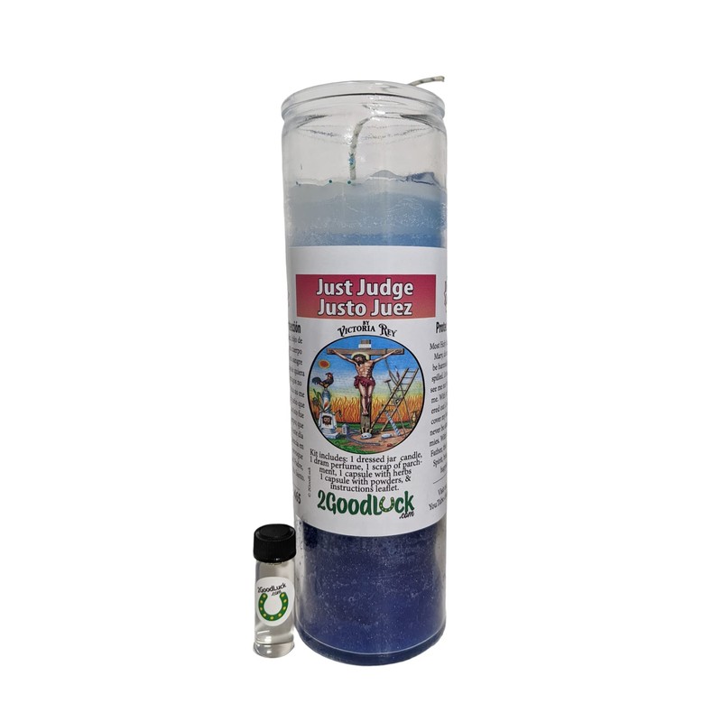 Just Judge Dressed Candle Kit - Veladora Kit Justo Juez