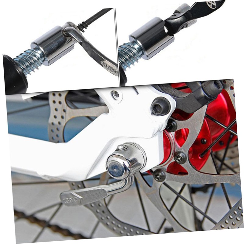 SUPVOX 2Pcs Front Wheel Riser Block for Stationary Bikes Non