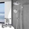 KINHARD Full Metal Shower Head Holder, Shower Head Holder, Wall