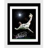 Framed Cristiano Ronaldo #7 Autograph Promo Print (Black, 16x20)