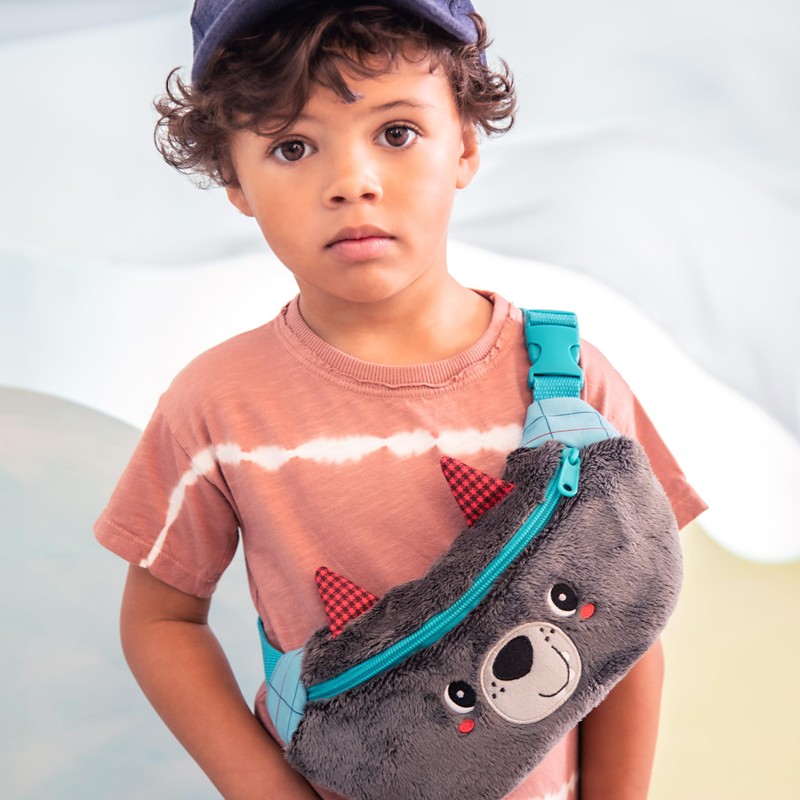 Lilliputiens - Louis the Wolf Bum Bag - Soft Accessory