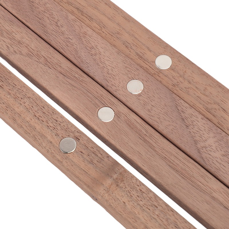 Magnetic Poster Frame Hanger DIY Reusable Black Walnut Magnet Poster
