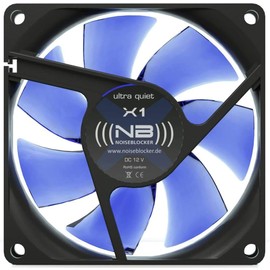 NoiseBlocker L-XC1B - BlackSilent Fan XC1-80mm (1700rpm) - OEM