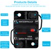 Generic 100 Amp Waterproof Circuit Breaker,with Manual Reset,12V-48V DC,30A-300A,for Car