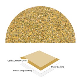 Kozelo 50pcs No Hole Sanding Discs- [ 1 Inch 40 Grit ] Round Hook and Loop Grip Sanding Pads Sheet for Wood Metal Polishing Use| Aluminum Oxide & Zirconium Oxide Sandpaper