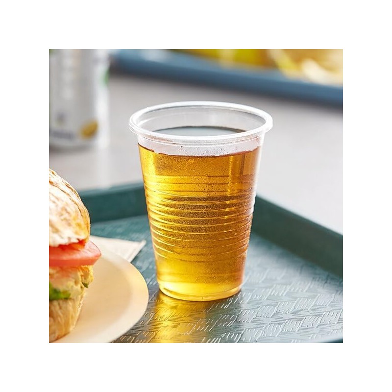 200 PCS, 7oz Clear Plastic Cups, Cold Cups for Drinking