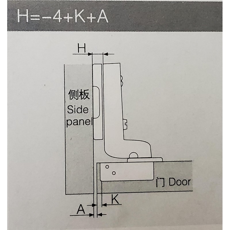 Lock Connection™-Inset Cabinet European Hinges, Non-Soft Close, Screw Mount, 105