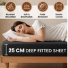 Hafaa King Size Fitted Sheets – Easy Care 25 cm