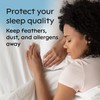 Niagara 2 Pack Queen Pillow Protectors with Zipper, Premium Cotton