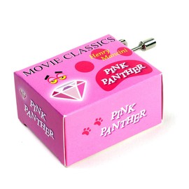 Pink Panther Music Box (Crank Mechanism, Mini Rotary Organ)