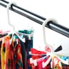 YWSHF 360 Degree Rotating Round Necktie Storage Hanger Compact Space
