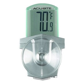 AcuRite 00799HDSBA1 00799 Digital Outdoor Window Thermometer, White, 0.2