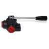 Hydraulic Rotary Diverter Valve, 3 Way, Open Center, 16 GPM,