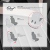 Alpena Masque 63054 Luxury Series Gray Luxury Series Seat Cover,