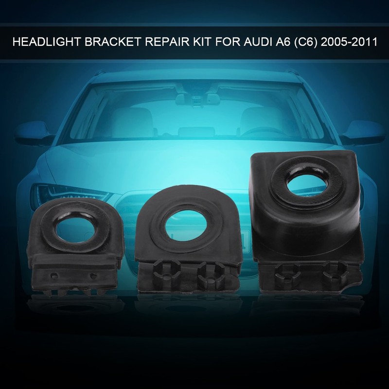 Headlight Repair Kit, Car Headlight Holder Repair Kit for (C6)
