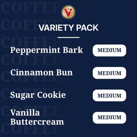 Victor Allen's Coffee Winter Wonderland Variety Pack, 96 Count, Single Serve Coffee Pods for Keurig K-Cup Brewers